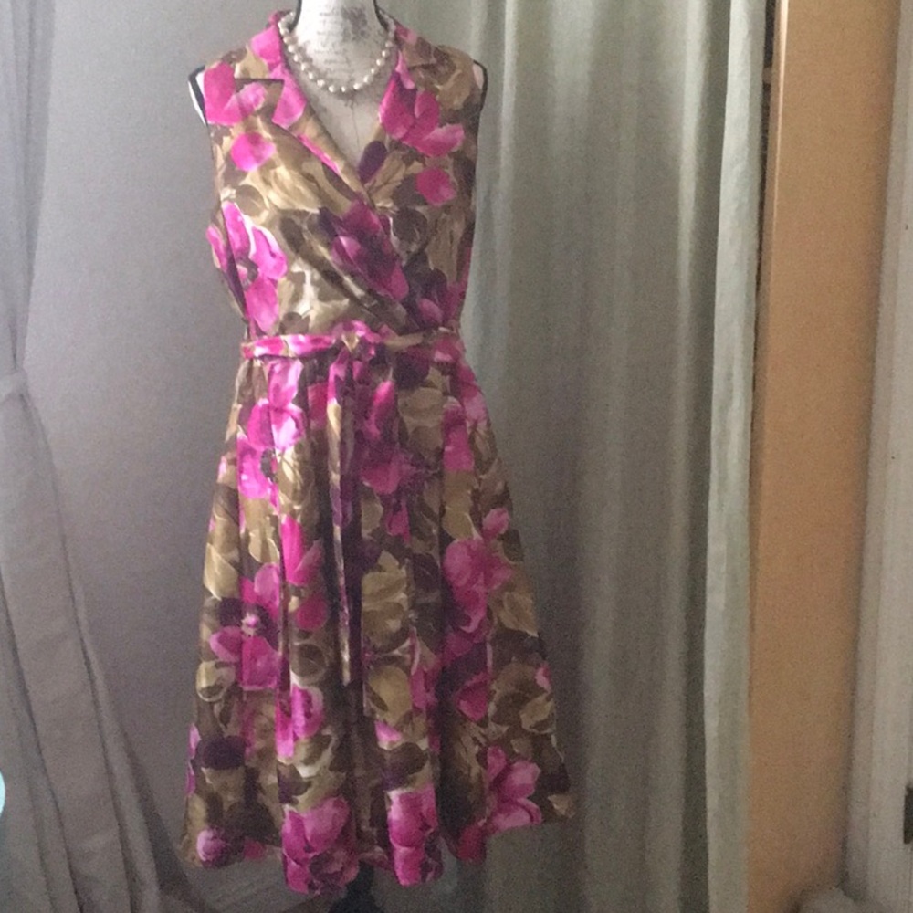 Jessica Howard Floral Dress Sz 14